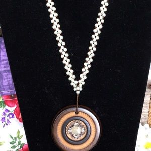 Necklace, handmade, beaded